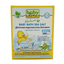 Babyline Nature Детская морская соль для ванн с чередой в фильтр-пакетах, 500 г