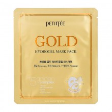 Petitfee Маска для лица гидрогелевая Золото, 1 шт