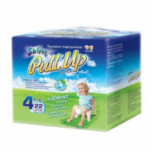 Skippy Pull Up трусики-подгузники для детей, размер L (9-14 кг) 22 шт