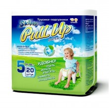 Skippy Pull Up трусики-подгузники для детей, размер XL (12-18 кг) 20 шт