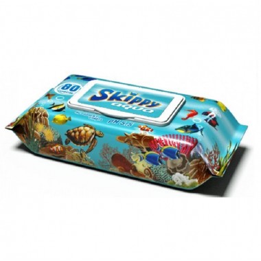 Skippy Aqua влажные салфетки для детей, 80 шт