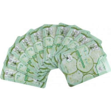 3W Clinic Тканевая маска с экстрактом огурца Fresh Cucumber Mask Sheet, 10 шт купить по низкой цене в интернет магазине 4cleaning.ru
