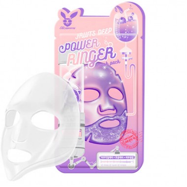 Elizavecca Тканевая маска с фруктовыми экстрактами Fruits Deep Power Ringer Mask Pack, 1 шт