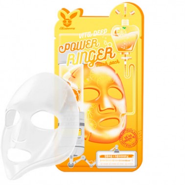Elizavecca Тканевая маска с Витаминами Vita Deep Power Ringer Mask Pack, 1 шт