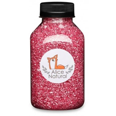 Соль для ванн ароматическая Alice Natural  с шиммером "Виноградная" 250г купить по низкой цене в интернет магазине 4cleaning.ru
