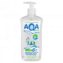Aqa Baby Средство для мытья бутылочек, сосок и детской посуды, 500 мл
