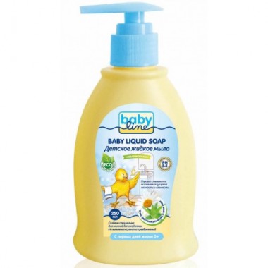 Babyline Nature Детское жидкое мыло, с дозатором, 250 мл купить по низкой цене в интернет магазине 10kids.ru