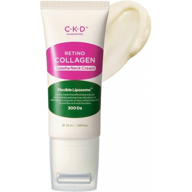 CKD Крем для шеи омолаживающий - Retino collagen small molecule 300 guasha neck cream, 50мл
