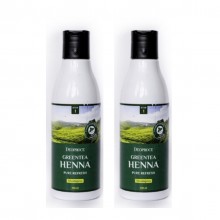 Deoproce Набор из 2-х шампуней для волос с зеленым чаем и хной Greentea Henna Pure ReFresh, 200 мл х 2 шт