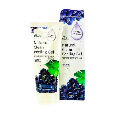 Ekel Пилинг-скатка с экстрактом винограда - Grape natural clean peeling gel, 180мл купить по низкой цене в интернет магазине 10kids.ru