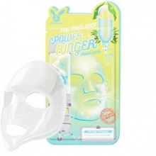 Elizavecca Успокаивающая тканевая маска с экстрактом чайного дерева Tea Tree Deep Power Ringer Mask Pack, 5 шт