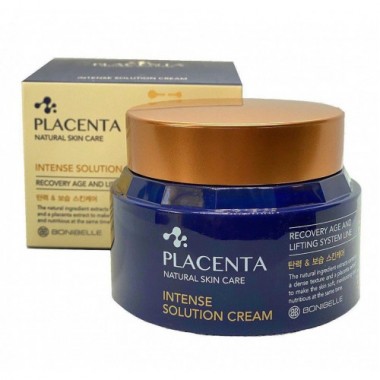 Enough Bonibelle Омолаживающий крем для лица с плацентой Placenta Intense Solution Cream, 80 мл купить по низкой цене в интернет магазине 4cleaning.ru