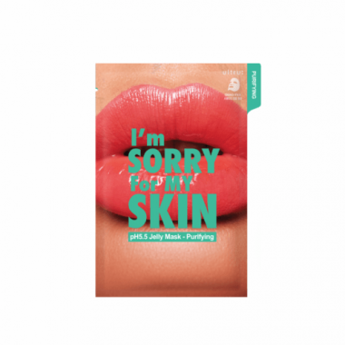 I'm Sorry for My Skin Очищающая тканевая маска с нейтральным pH5.5 Jelly Mask-Purifying (Lips), 33 мл х 10 штт купить по низкой цене в интернет магазине 4cleaning.ru