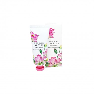 JIGOTT Secret Garden Lotus Hand Cream Крем для рук с экстрактом лотоса, 100 мл купить по низкой цене в интернет магазине 10kids.ru