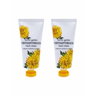 JIGOTT набор крем для рук успокаивающий с экстрактом хризантемы Secret Garden Chrysanthemum Hand Cream 100 мл (82003) 2шт купить по низкой цене в интернет магазине 10kids.ru