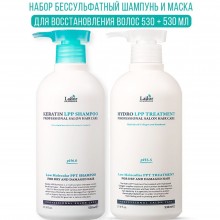 La'dor Набор Шампунь Moisture Balancing Shampoo + Маска для сухих и поврежденных волос Hydro LPP Treatment, 530мл + 530мл
