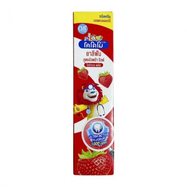 Lion Thailand Kodomo паста зубная гелевая для детей с 6 месяцев с ароматом клубники(лев), 40 г купить по низкой цене в интернет магазине 4cleaning.ru