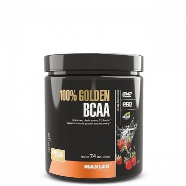 Maxler Аминокислоты БЦАА MAXLER 100% Golden BCAA "Клубника" (210 гр) купить по низкой цене в интернет магазине 10kids.ru