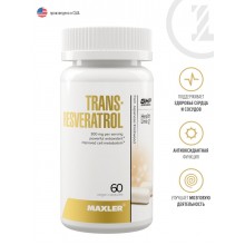Maxler Trans-Resveratrol вегетарианские капсулы 60 шт.