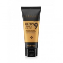 MEDI-PEEL Маска-пленка для лица ЗОЛОТАЯ Premium Glow 24k Gold Mask Pack 9, 100 мл