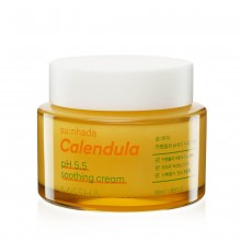 Missha Su:Nhada Calendula pH Balancing and Soothing Cream Успокаивающий крем для лица с календулой, 50 мл