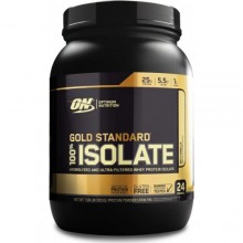 Протеин Optimum Nutrition 100% Gold Standard Isolate 720 г, богатая ваниль