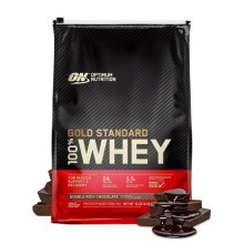 Протеин Optimum Nutrition 100% Whey Gold Standard 4540 г, двойной богатый шоколад