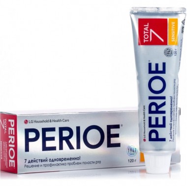 Perioe зубная паста комплексного действия Total 7 sensitive, 120 г купить по низкой цене в интернет магазине 10kids.ru