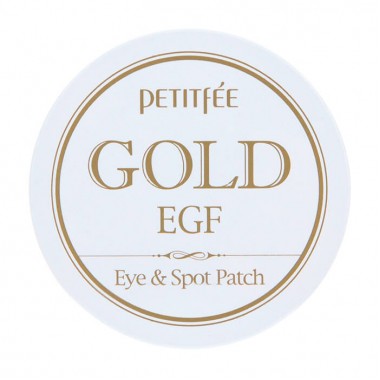Petitfee Гидрогелевые патчи для век с золотыми частицами и фактором роста Gold & EGF eye & spot patch, 60 шт