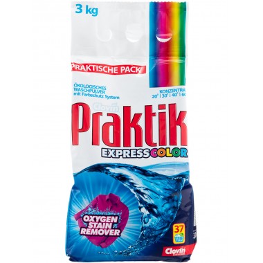 Универсальный стиральный порошок PRAKTIK color 3 кг пакет купить по низкой цене в интернет магазине 10kids.ru