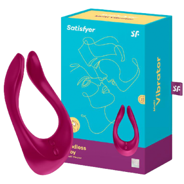 Satisfyer Вибратор силиконовый Partner Multifun 2 13 см, лиловый