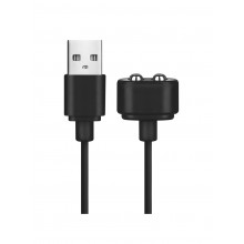 Satisfyer Черный магнитный кабель для зарядки Saisfyer USB Charging Cable Черный