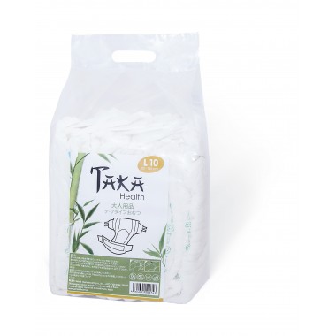 Подгузники для взрослых TAKA Health L (100-135см) 10 шт