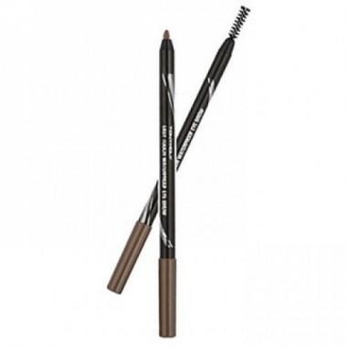 Tony Moly Карандаш для бровей Easy Touch Waterproof Eyebrow Pencil, 03 Grey Brown купить по низкой цене в интернет магазине 10kids.ru
