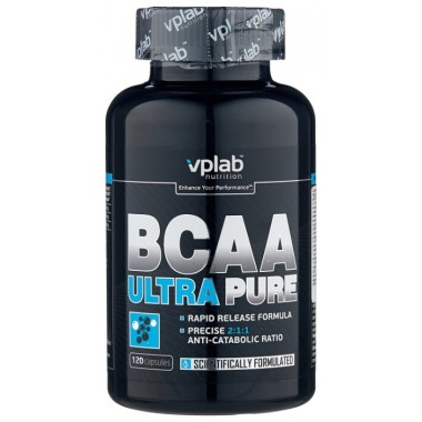 BCAA vplab BCAA Ultra Pure, 120 шт. купить по низкой цене в интернет магазине 4cleaning.ru