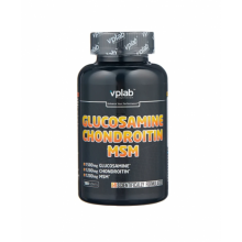 Препарат для укрепления связок и суставов vplab Glucosamine Chondroitin MSM, 180 шт.