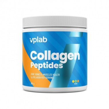 VPLAB Коллаген  Collagen Peptides, порошок, 300гр, апельсин купить по низкой цене в интернет магазине 10kids.ru