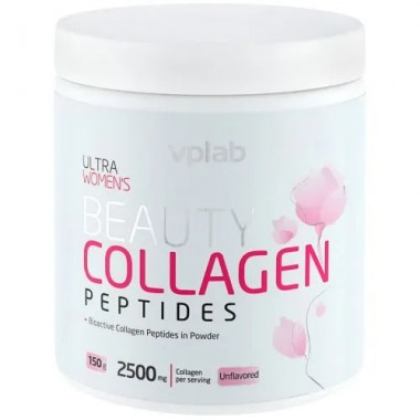 VPLAB Коллаген Beauty Collagen Peptides, порошок, 150гр, без вкуса купить по низкой цене в интернет магазине 10kids.ru
