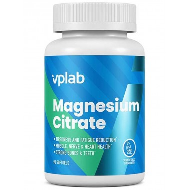 VPLAB Магний VPLab Magnesium Citrate 402 mg 90 капсул купить по низкой цене в интернет магазине 10kids.ru