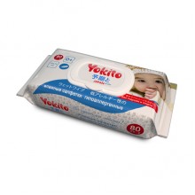 Yokito влажные мягкие салфетки для детей 80 шт